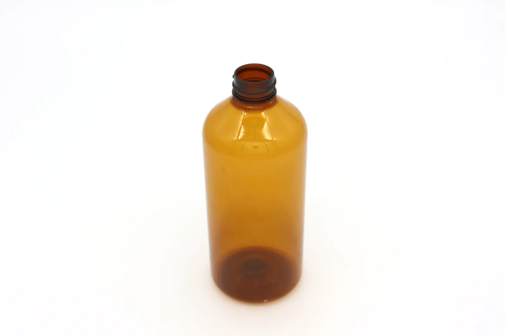 600ml plastic amber bottle