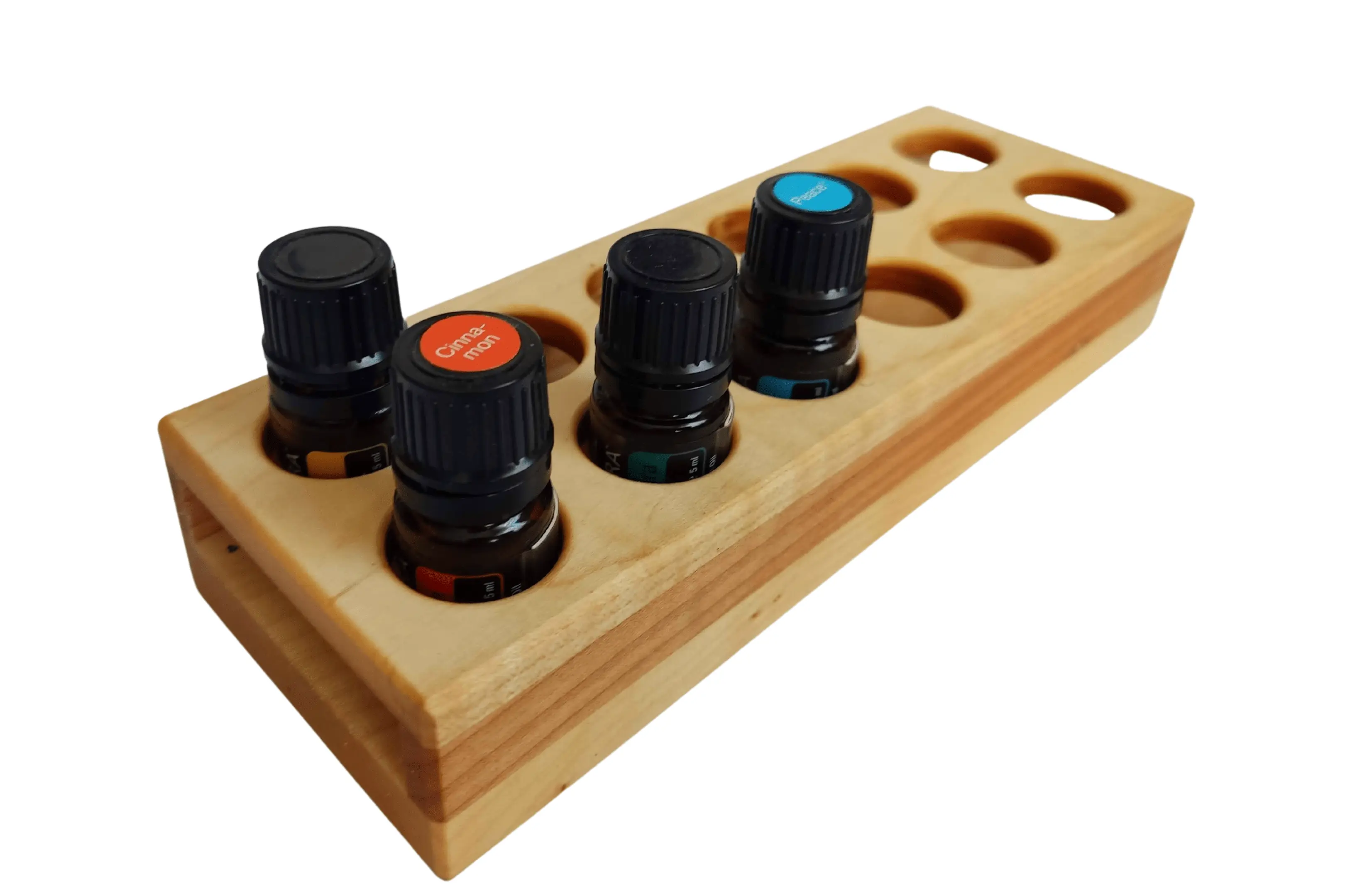 Essential Oil Holder - Maple - 6x2 (5ml)