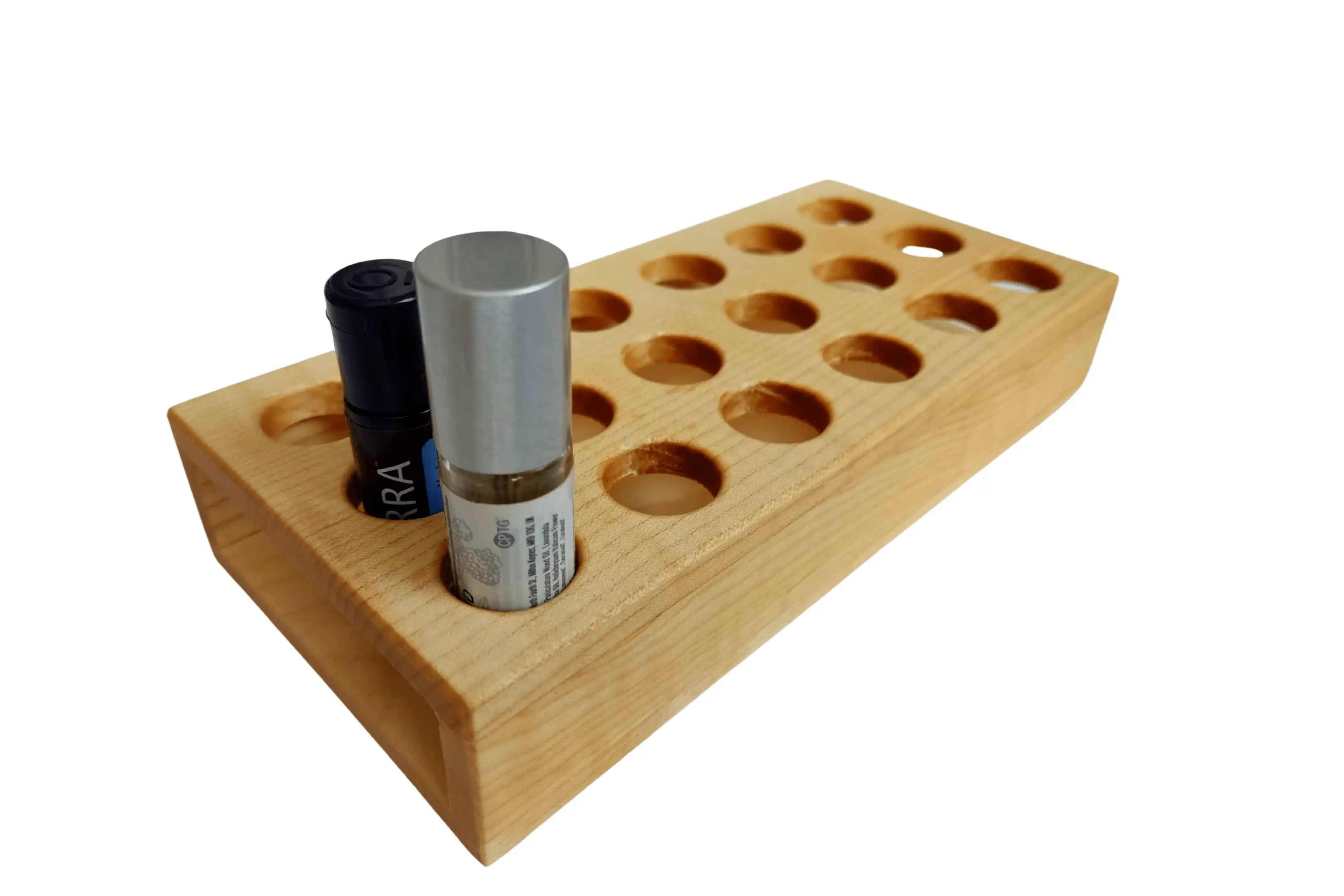 Essential Oil Holder - Maple - 6x3 (10ml)
