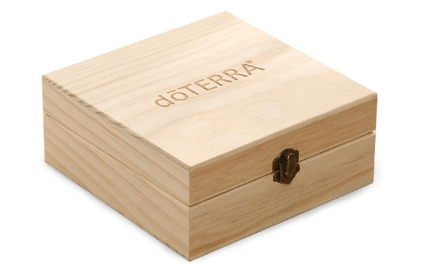 Wooden oil-holder box