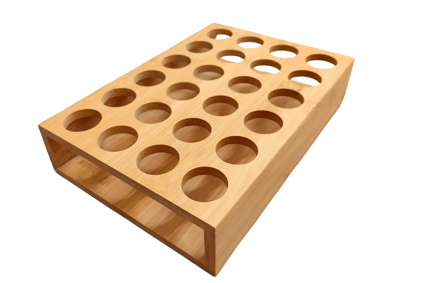 Essential Oil Holder - Bamboo - 6x4 (15ml)